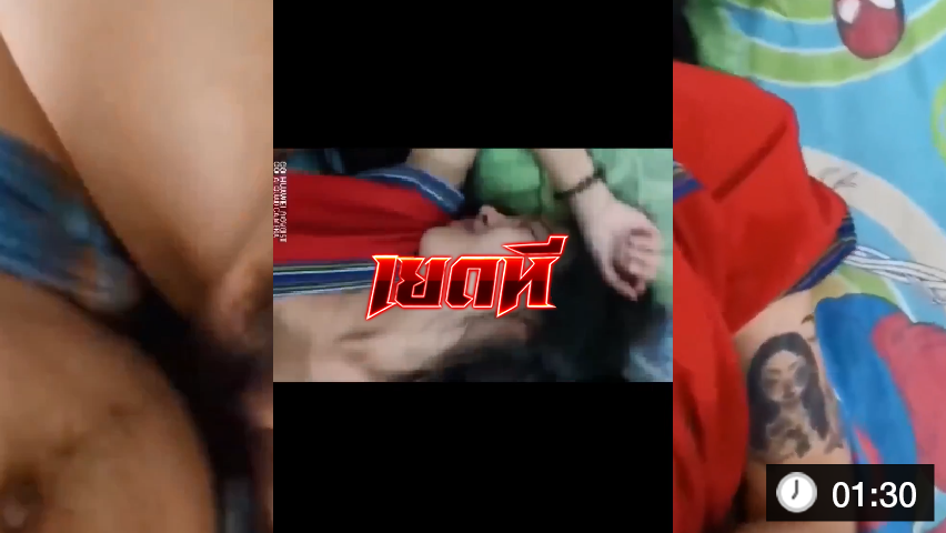 โดนผัวมาเสียบหีแล้วขึ้นขย่มตับๆ โยกเสียวๆ แล้วโดนจับแหกหีซอย